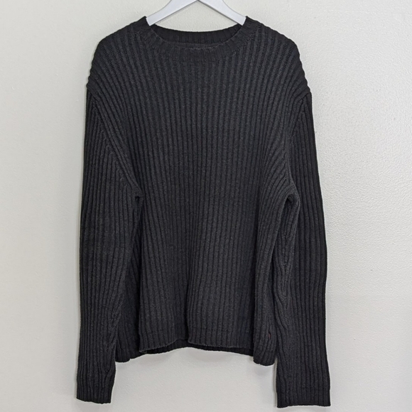 Banana Republic Sweater Women Extra Large Gray Cotton - Picture 1 of 8